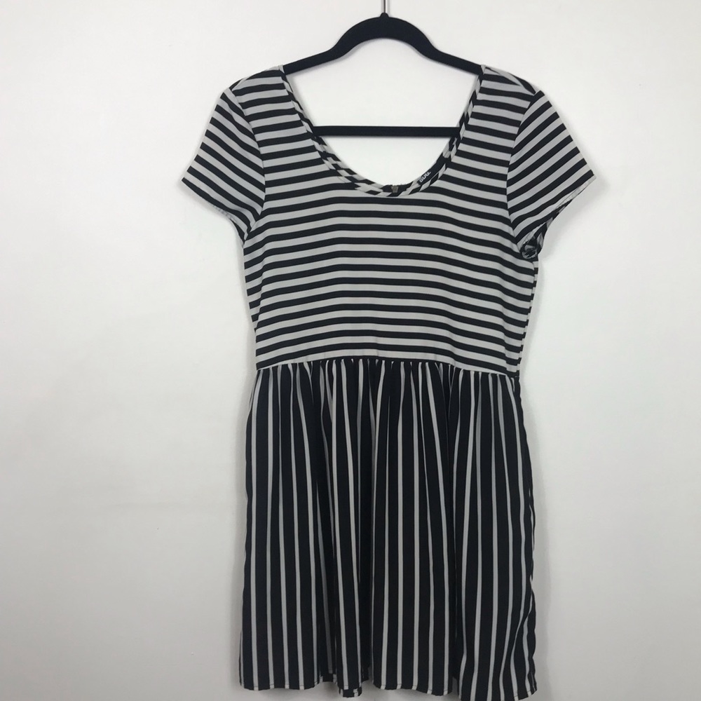 Urban Outfitters BDG black and white striped dress